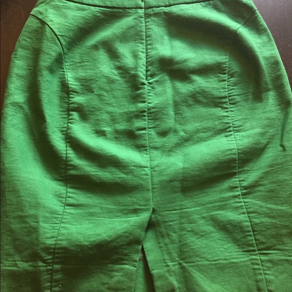 JCREW Green Pencil Skirt - Picture 3 of 3